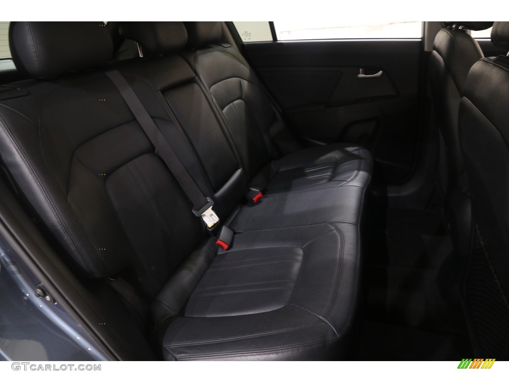 2013 Sportage EX AWD - Twilight Blue / Black photo #14