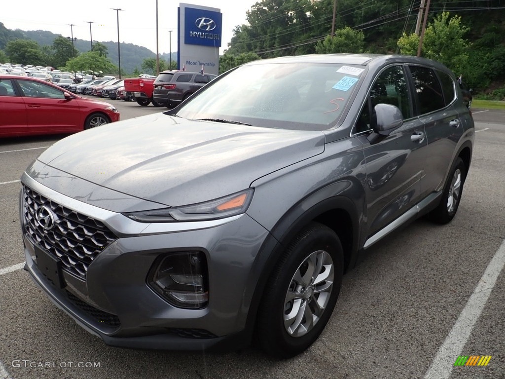 2019 Santa Fe SE AWD - Machine Gray / Black photo #1