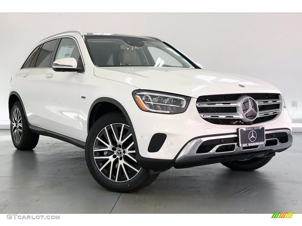 Polar White 2020 Mercedes-Benz GLC 350e 4Matic Exterior Photo #138438342