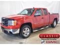 Fire Red 2012 GMC Sierra 1500 SLE Extended Cab 4x4