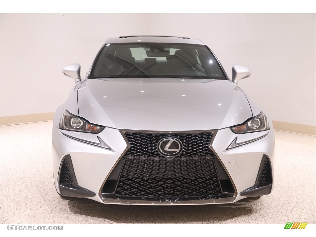 2018 IS 300 F Sport AWD - Silver Lining Metallic / Black photo #2