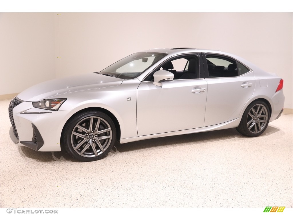 2018 IS 300 F Sport AWD - Silver Lining Metallic / Black photo #3