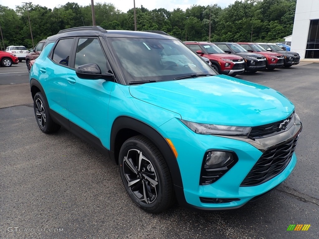 Oasis Blue 2021 Chevrolet TrailBlazer RS Exterior Photo #138439209