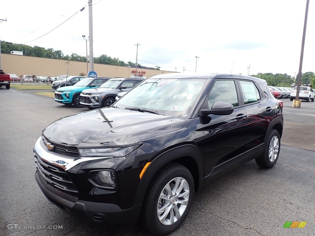 Mosaic Black Metallic 2021 Chevrolet TrailBlazer LS AWD Exterior Photo #138439515