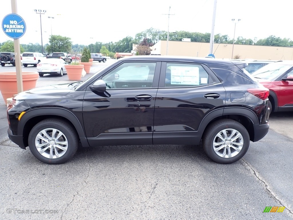 Mosaic Black Metallic 2021 Chevrolet Trailblazer LS AWD Exterior Photo #138439563