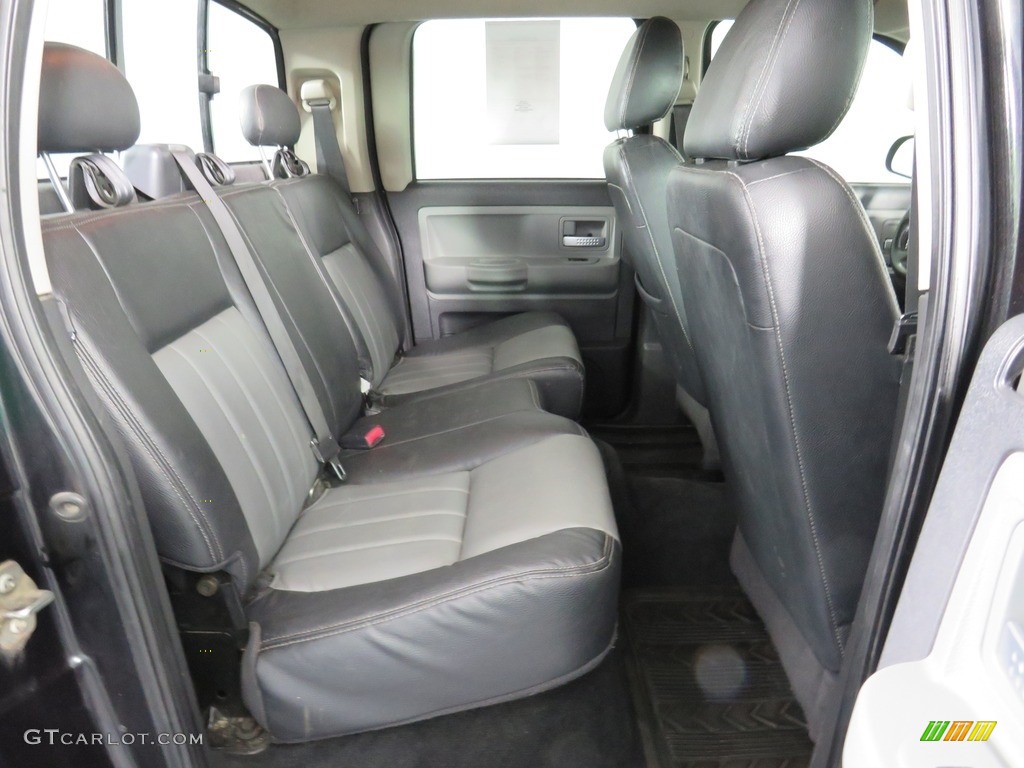 2011 Dodge Dakota Laramie Crew Cab 4x4 Rear Seat Photo #138440787