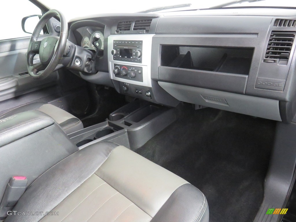 2011 Dodge Dakota Laramie Crew Cab 4x4 Dark Slate Gray/Medium Slate Gray Dashboard Photo #138440824