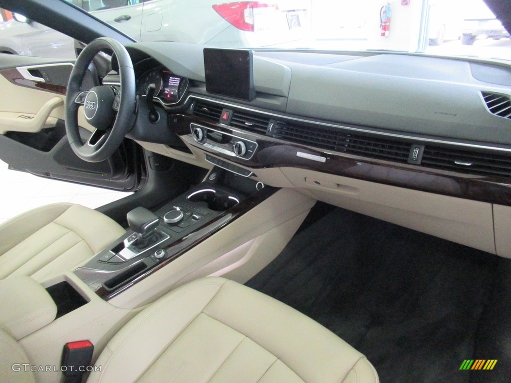 2019 Audi A5 Sportback Premium quattro Atlas Beige Dashboard Photo #138440850