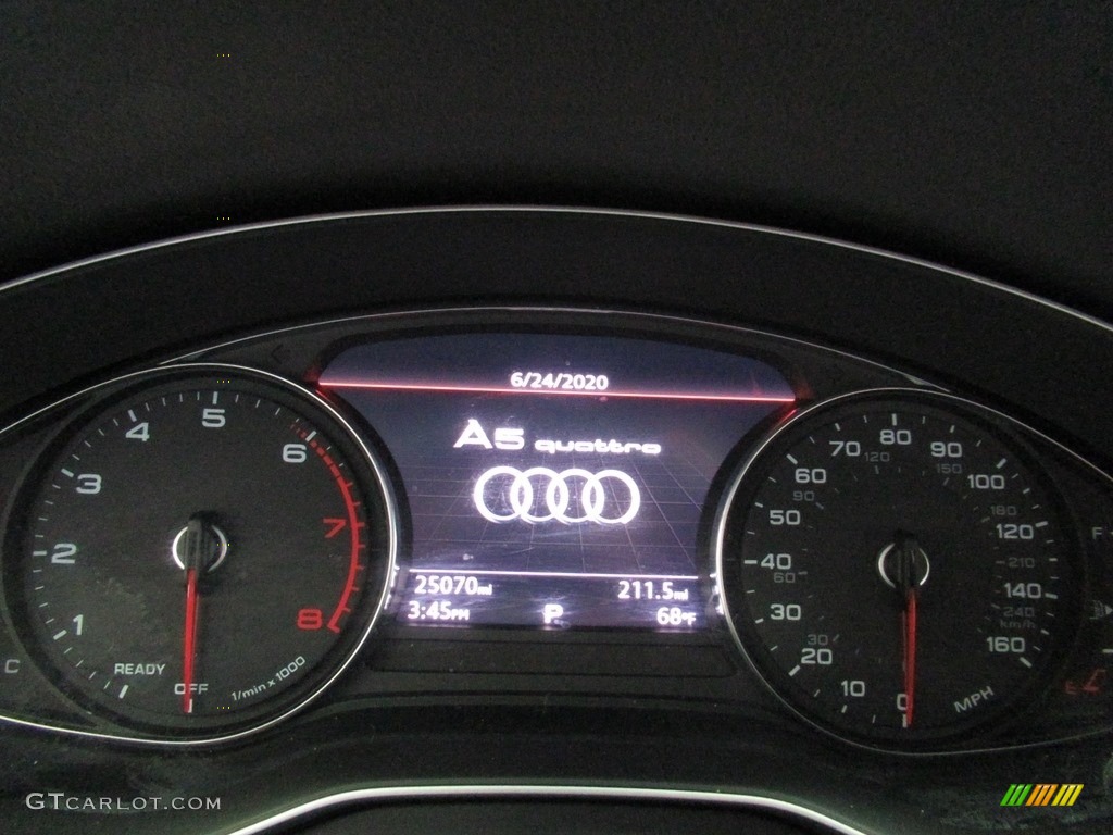 2019 Audi A5 Sportback Premium quattro Gauges Photo #138440898