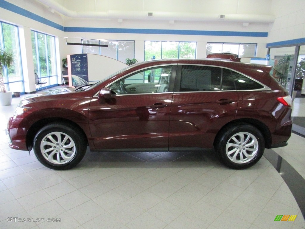2018 RDX AWD - Basque Red Pearl II / Parchment photo #2
