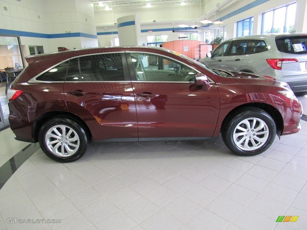2018 RDX AWD - Basque Red Pearl II / Parchment photo #5