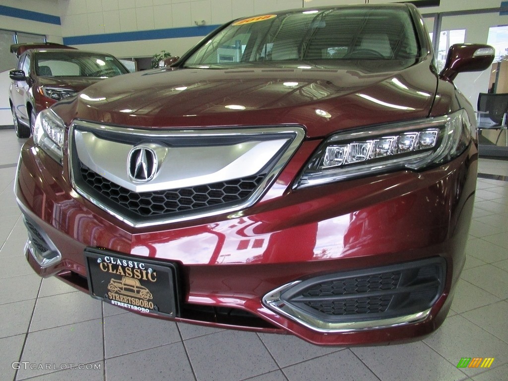 2018 RDX AWD - Basque Red Pearl II / Parchment photo #7