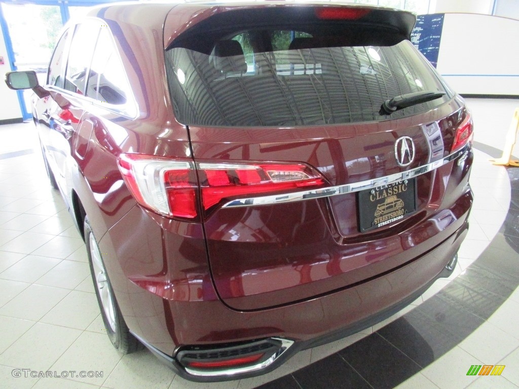 2018 RDX AWD - Basque Red Pearl II / Parchment photo #9