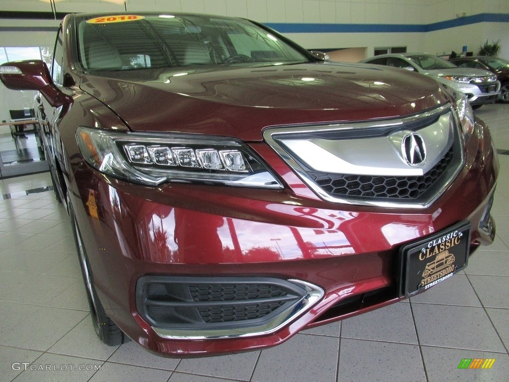 2018 RDX AWD - Basque Red Pearl II / Parchment photo #12