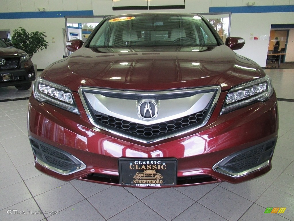 2018 RDX AWD - Basque Red Pearl II / Parchment photo #13