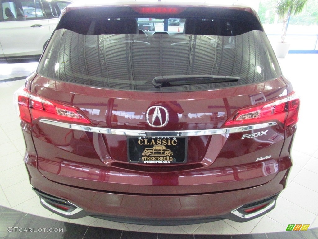 2018 RDX AWD - Basque Red Pearl II / Parchment photo #14