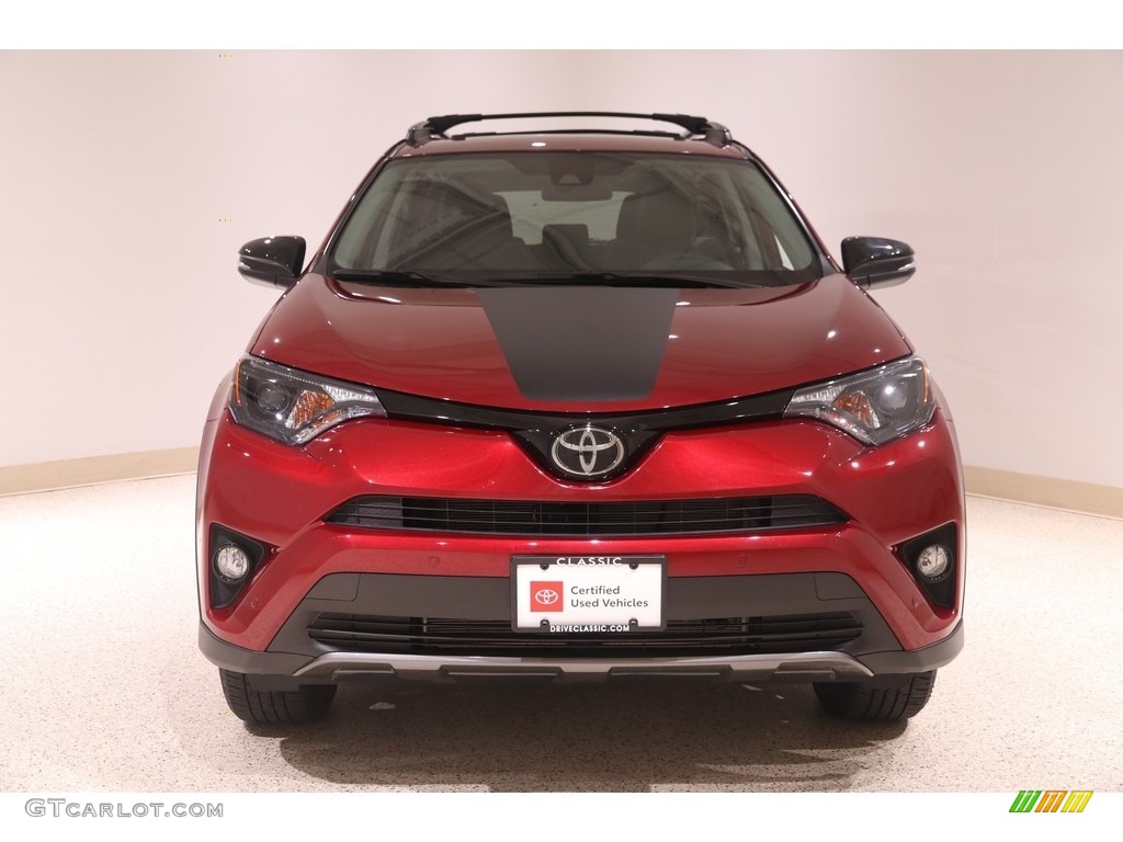 2018 RAV4 Adventure AWD - Ruby Flare Pearl / Black photo #2
