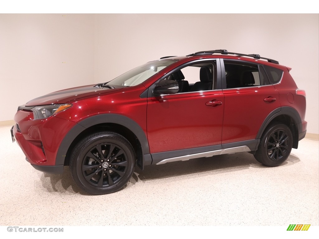 2018 RAV4 Adventure AWD - Ruby Flare Pearl / Black photo #3