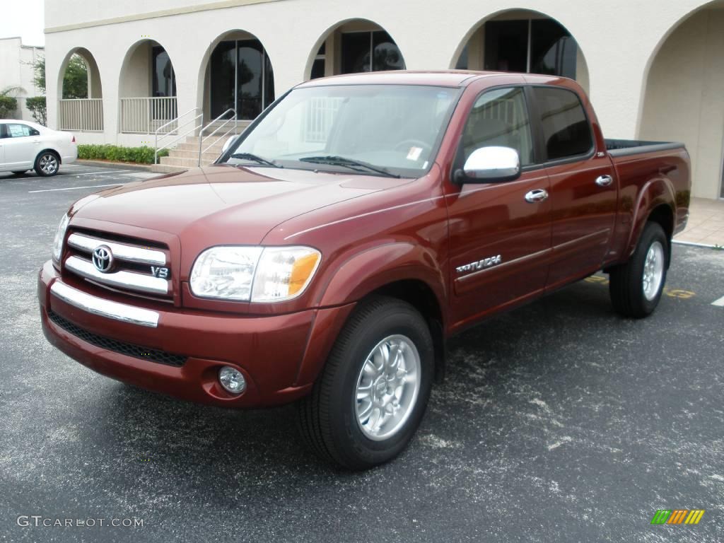 2006 Tundra SR5 Double Cab - Salsa Red Pearl / Light Charcoal photo #1