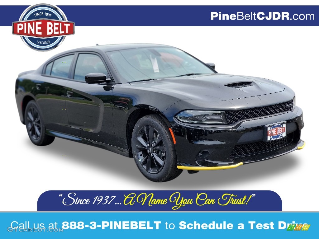 2020 Charger GT AWD - Pitch Black / Black photo #1