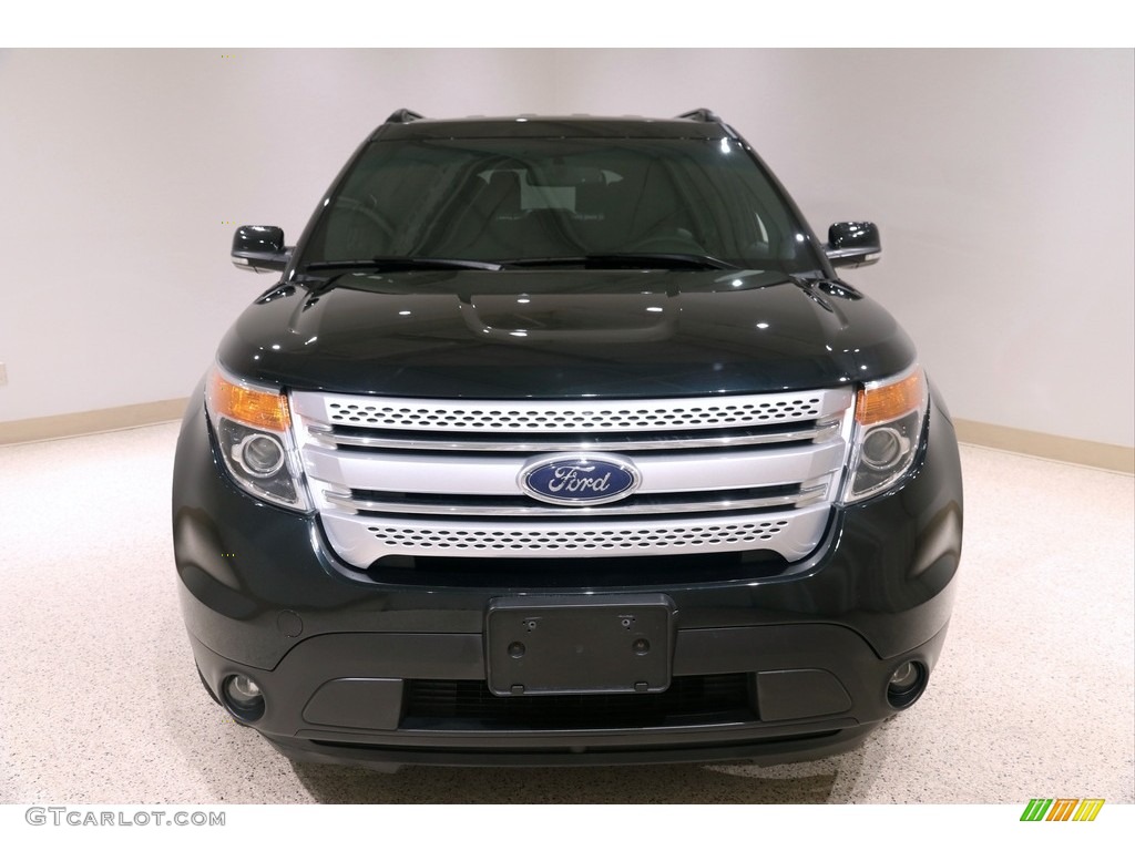 2015 Explorer XLT 4WD - Dark Side / Charcoal Black photo #2