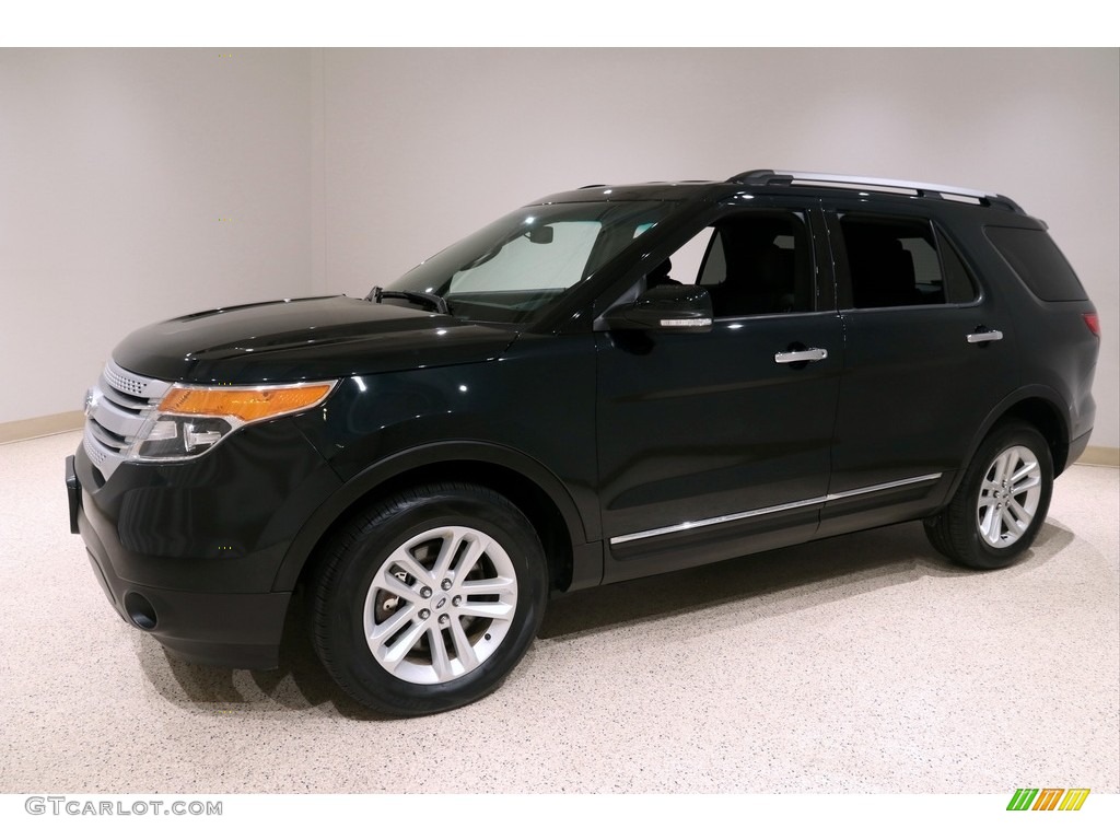 2015 Explorer XLT 4WD - Dark Side / Charcoal Black photo #3