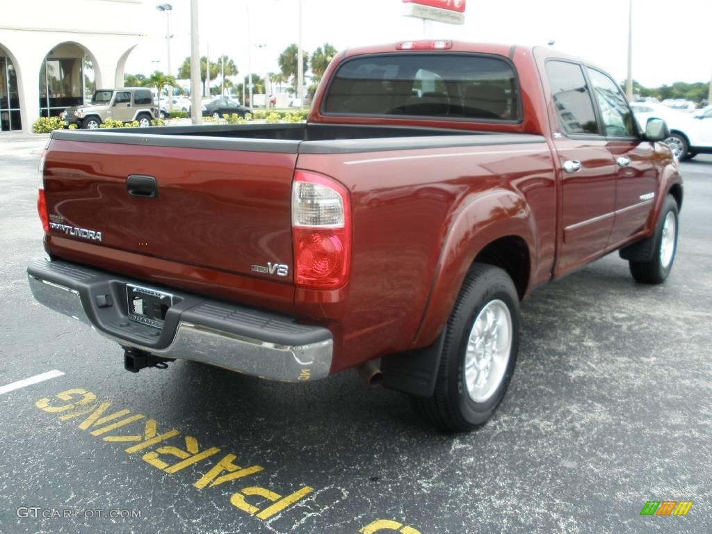 2006 Tundra SR5 Double Cab - Salsa Red Pearl / Light Charcoal photo #5