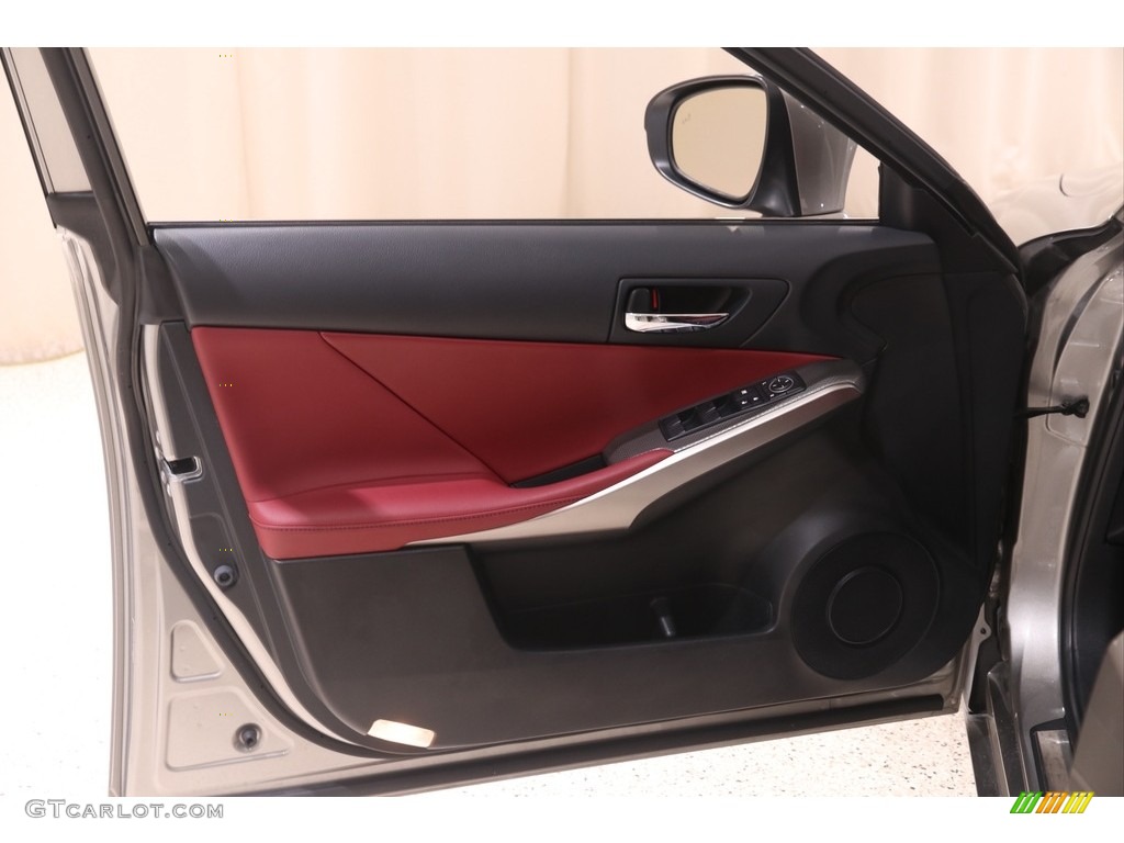 2016 Lexus IS 300 F Sport AWD Rioja Red Door Panel Photo #138445199