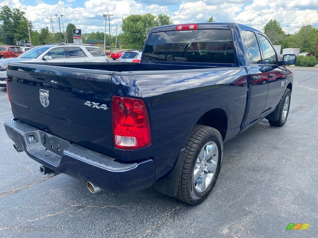 2014 1500 Express Quad Cab 4x4 - True Blue Pearl Coat / Black/Diesel Gray photo #6