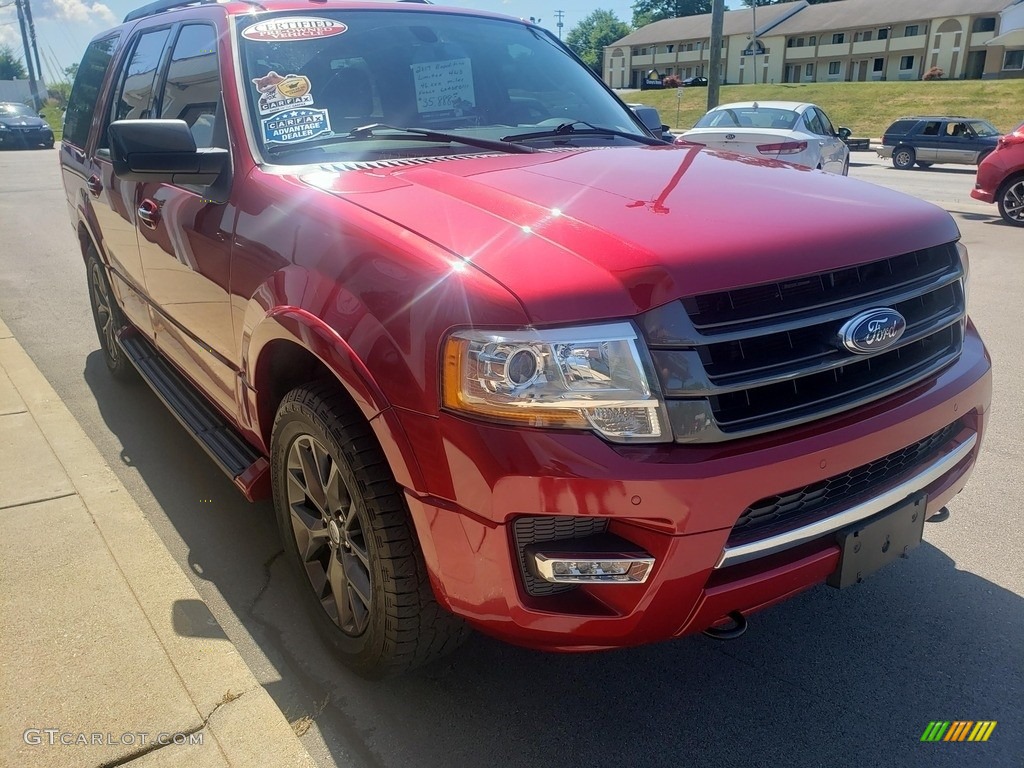 2017 Expedition Limited 4x4 - Ruby Red / Dune photo #54