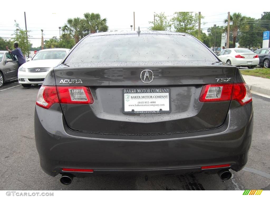 2009 TSX Sedan - Polished Metal Metallic / Ebony photo #16