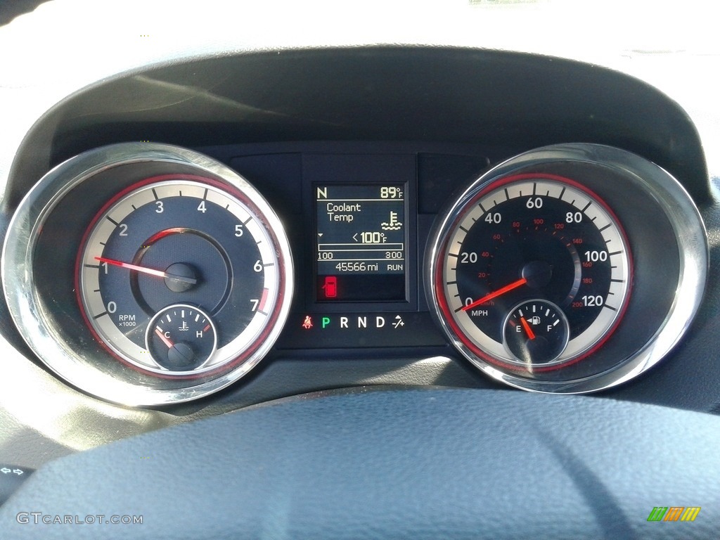 2018 Dodge Grand Caravan GT Gauges Photo #138451046