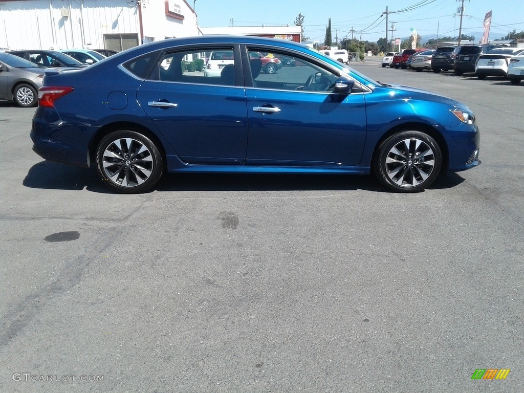 2019 Sentra SR - Deep Blue Pearl / Charcoal photo #6