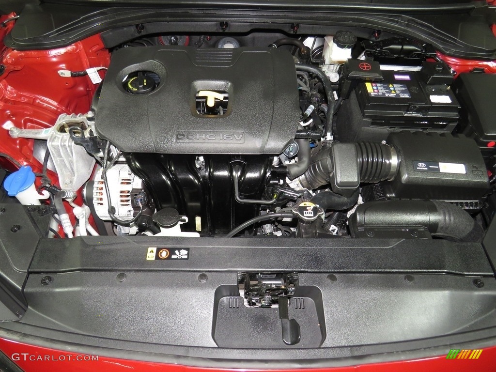 2019 Elantra SE - Scarlet Red / Gray photo #6
