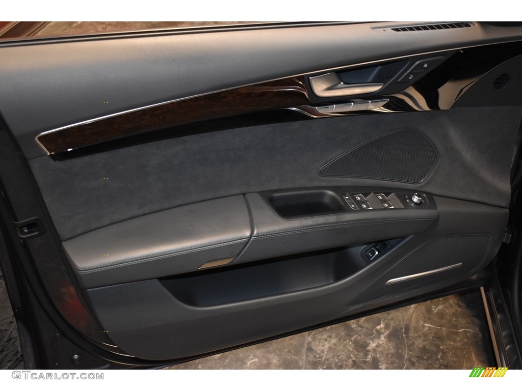 2015 A8 L 4.0T quattro - Monsoon Gray Metallic / Black photo #28