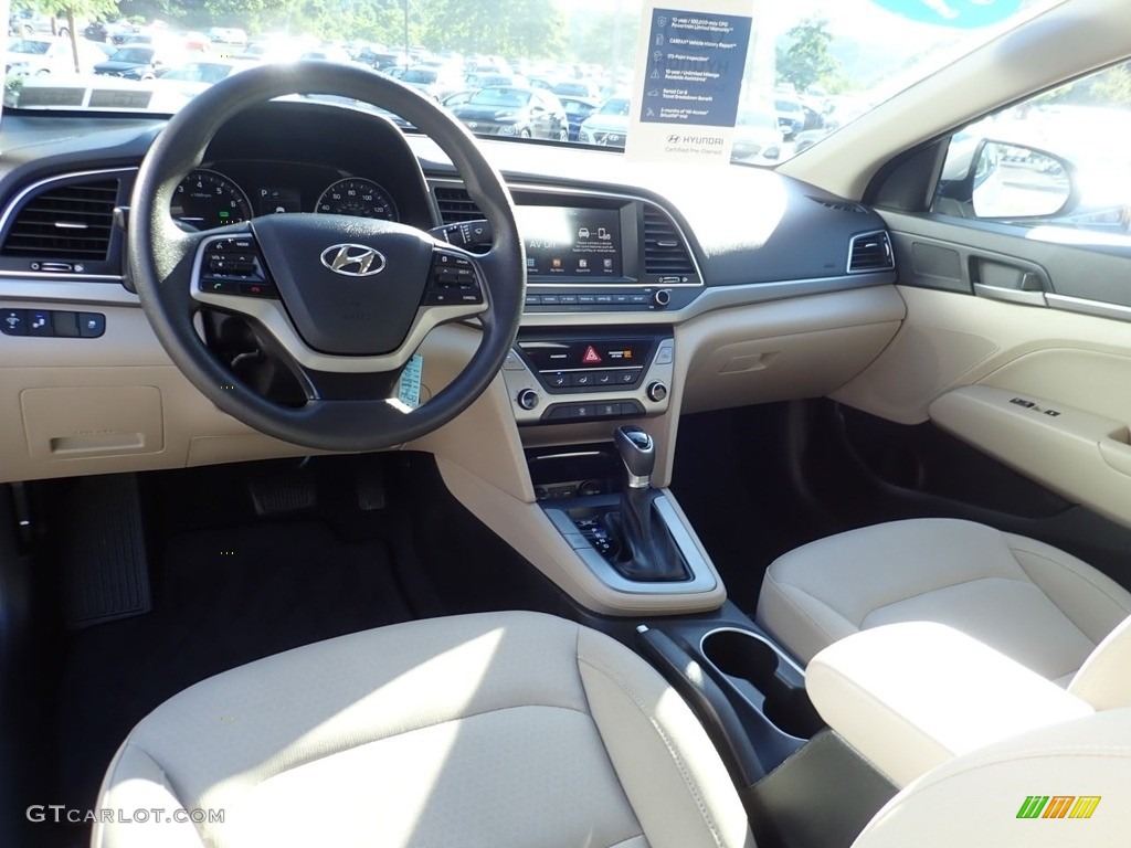 2018 Elantra SEL - Mineral Beige / Beige photo #17