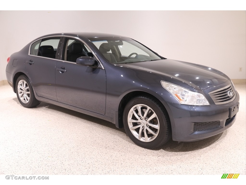 2008 G 35 x Sedan - Blue Slate Metallic / Graphite photo #1