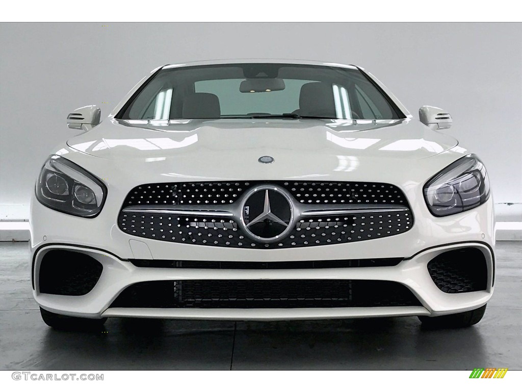2017 SL 450 Roadster - designo Diamond White Metallic / Ginger Beige/Espresso Brown photo #2