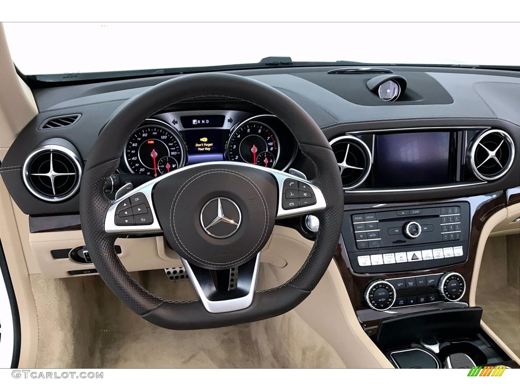 2017 SL 450 Roadster - designo Diamond White Metallic / Ginger Beige/Espresso Brown photo #4
