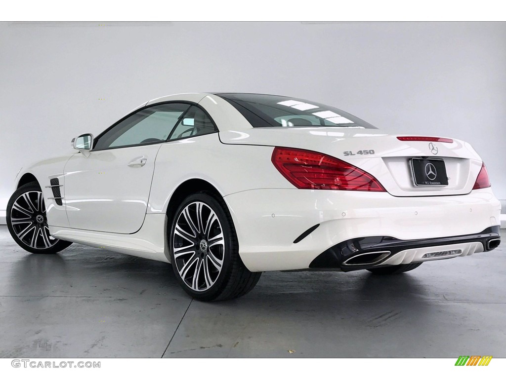 2017 SL 450 Roadster - designo Diamond White Metallic / Ginger Beige/Espresso Brown photo #10