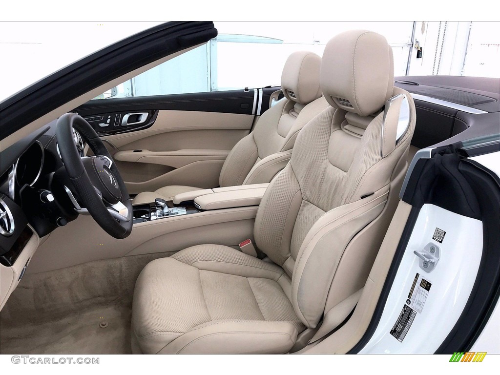 2017 SL 450 Roadster - designo Diamond White Metallic / Ginger Beige/Espresso Brown photo #13