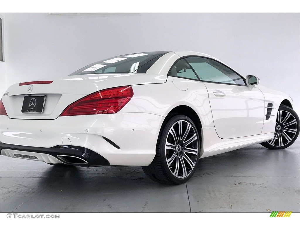 2017 SL 450 Roadster - designo Diamond White Metallic / Ginger Beige/Espresso Brown photo #14