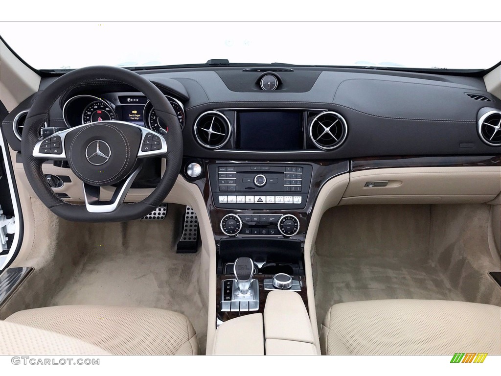 2017 SL 450 Roadster - designo Diamond White Metallic / Ginger Beige/Espresso Brown photo #15