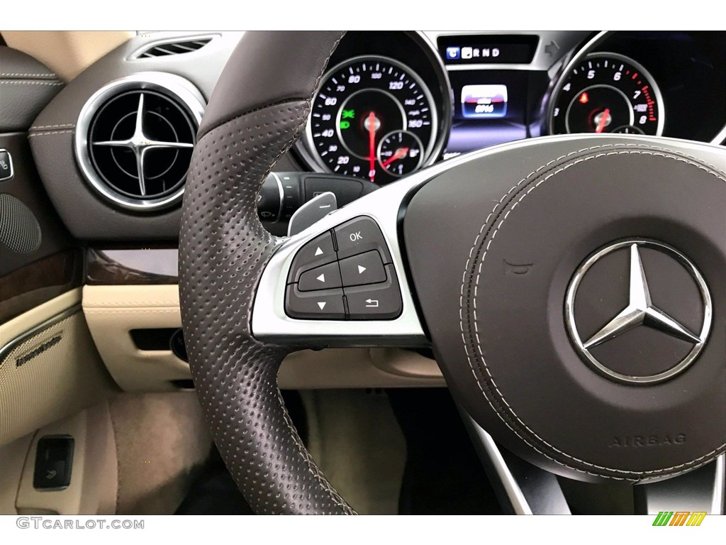 2017 SL 450 Roadster - designo Diamond White Metallic / Ginger Beige/Espresso Brown photo #16