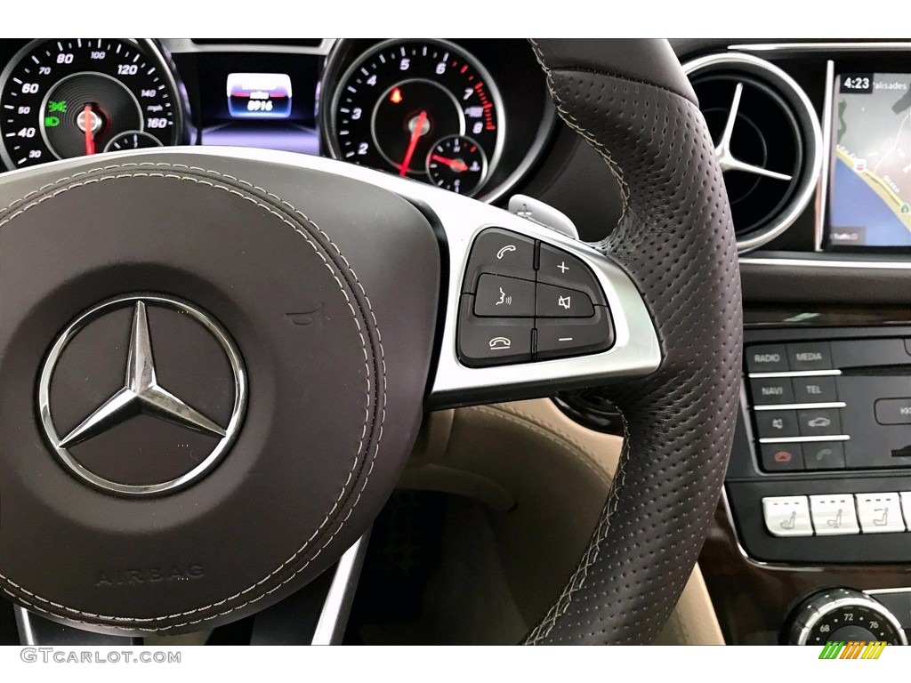 2017 SL 450 Roadster - designo Diamond White Metallic / Ginger Beige/Espresso Brown photo #17