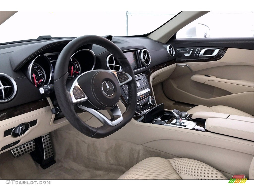 2017 SL 450 Roadster - designo Diamond White Metallic / Ginger Beige/Espresso Brown photo #20