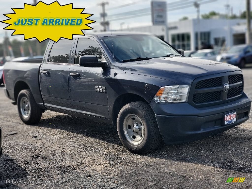 2015 1500 Tradesman Crew Cab 4x4 - Maximum Steel Metallic / Black/Diesel Gray photo #1