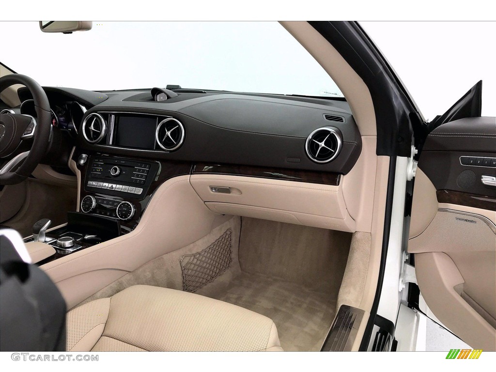 2017 SL 450 Roadster - designo Diamond White Metallic / Ginger Beige/Espresso Brown photo #26