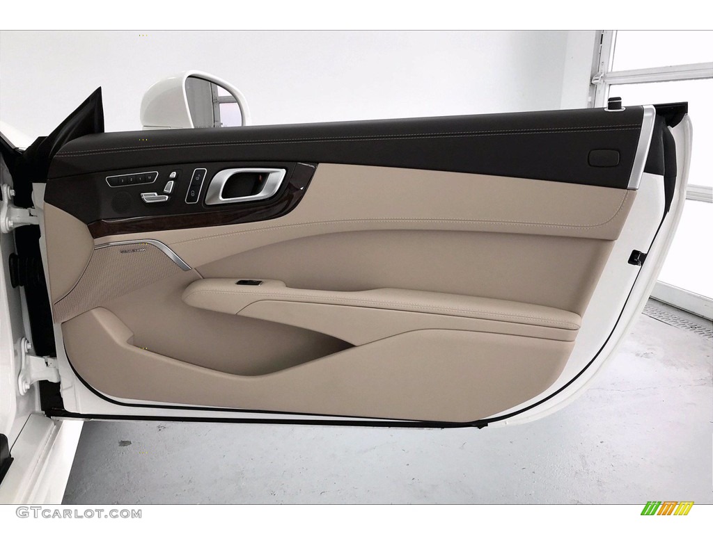 2017 SL 450 Roadster - designo Diamond White Metallic / Ginger Beige/Espresso Brown photo #28