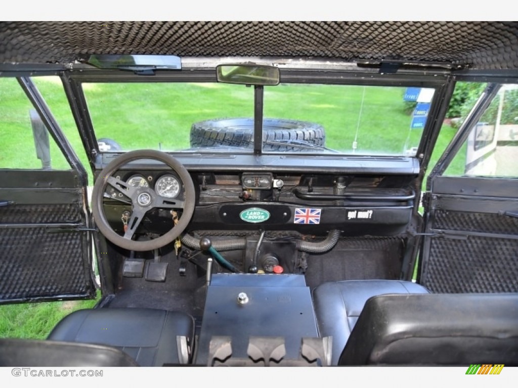 Black Interior 1981 Land Rover Series III 2 Door Photo #138455270
